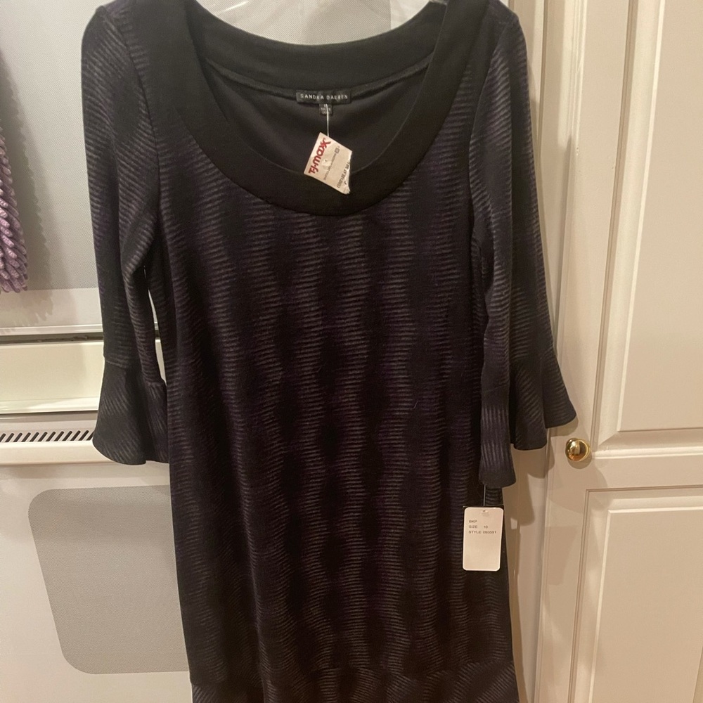 Sandra Darren Ruffle Dress NWT